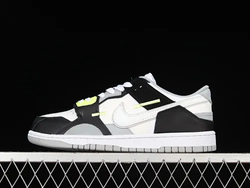 All categories Nk SB Dunk series Nk SB Dunk Low low-top skate shoes Nk Dunk Scrap stitching low-top skate shoes DC9723-001